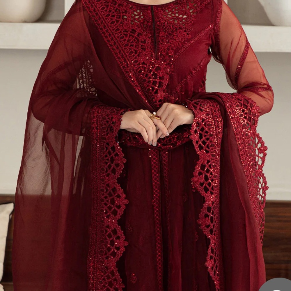 Pakistani Fancy DresS long Gown style VANYA - Picture 2 of 13